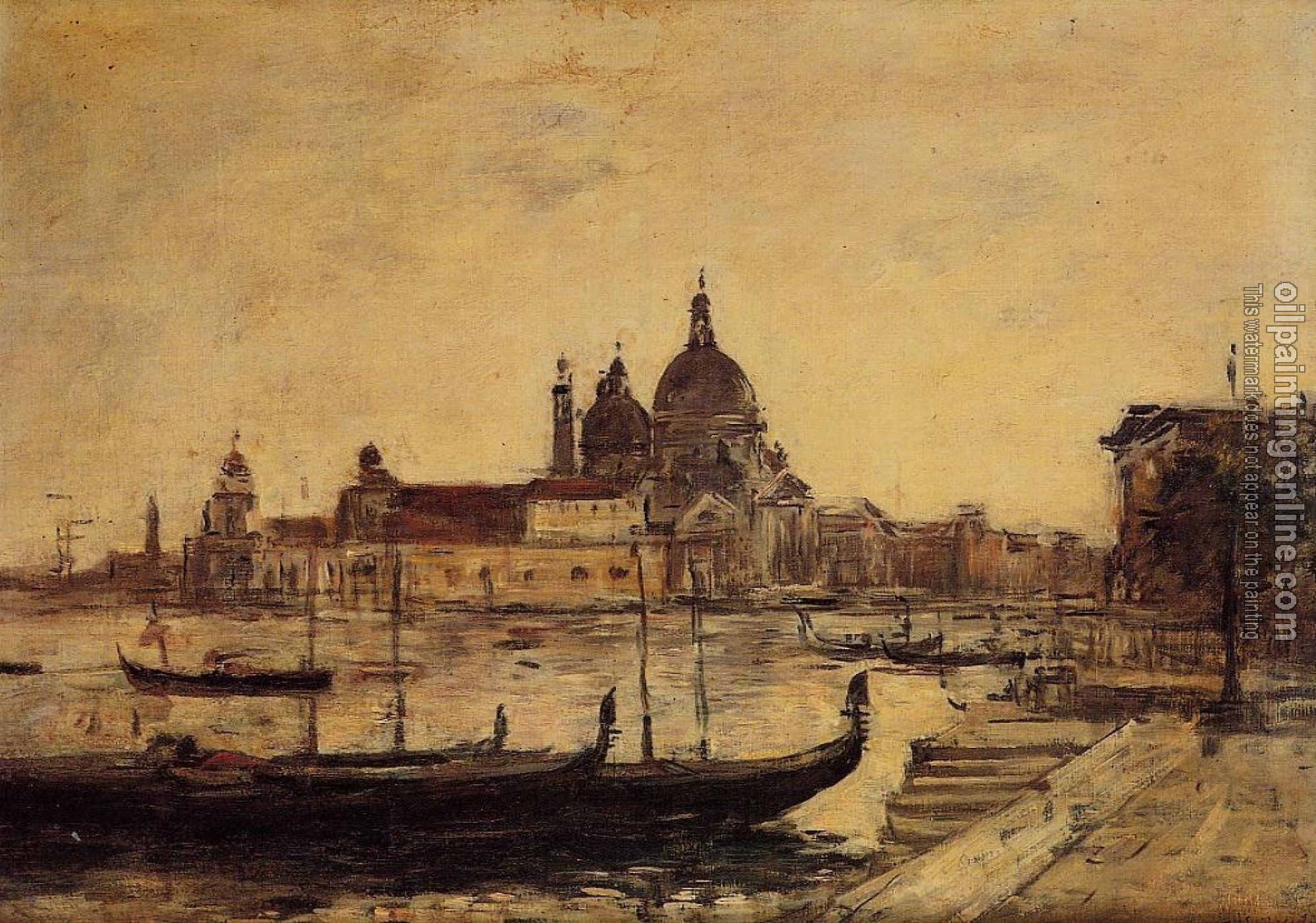 Boudin, Eugene - Venice, Le Mole et la Salute